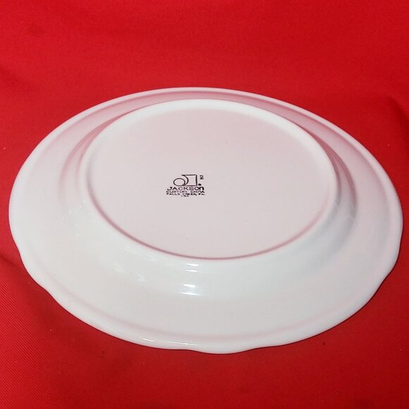 Vintage Jackson Yellow Roses Babys Breath Decorative Plate - Picture 10 of 11